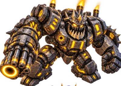Overlord Ironmaw, lord of Iron Tempest in Ricochet Rush