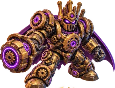King Gearlock, lord of Shifting Keep in Ricochet Rush