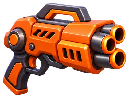 Trishot, a weapon in Ricochet Rush